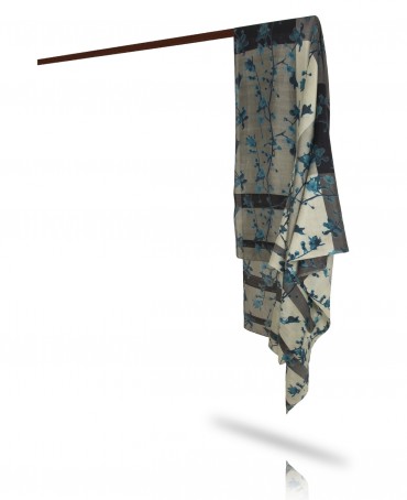 Палантин Женский SN40-ORCHIDEES/ARGENT